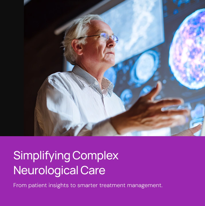 Clinician reviewing neurological scans — Simplifying Complex Neurological Care