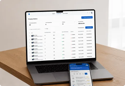 Service4Charger operations dashboard